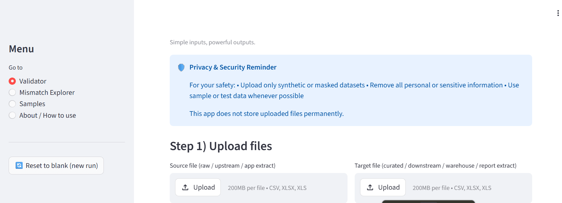 Data Integrity Validator preview